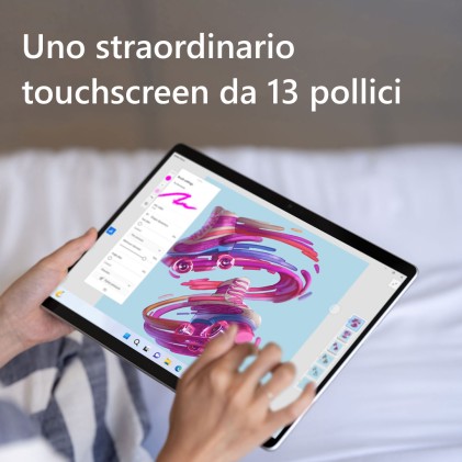 Microsoft Nb 13" Surface Pro 9 I7-1265U 16Gb 512Gb Ssd Platinum Wi-Fi Win 11 Home