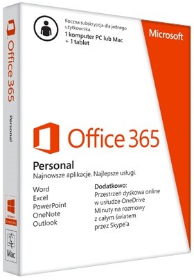 Microsoft Office 365 Personal Ita Eurozone Subscr 1Yr Medialess