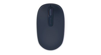 Microsoft Mouse 1850 Wireless Ottico, 1000 Dpi, 2 Tasti, Ricevitore Wireless A Scomparsa, Colore Blu