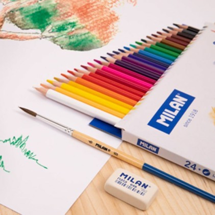 Milan 0742324 pastello colorato Multicolore 24 pz