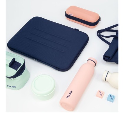 Milan 085156SNCB borsa per laptop 35,6 cm (14") Custodia a libro Blu