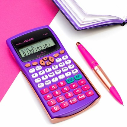 Milan M240 calcolatrice Desktop Calcolatrice scientifica Rame, Viola