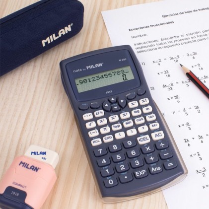 Milan M-240 calcolatrice Desktop Calcolatrice scientifica Blu