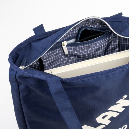 Milan 62102SNCB borsa della spesa Blu marino Borsa tote