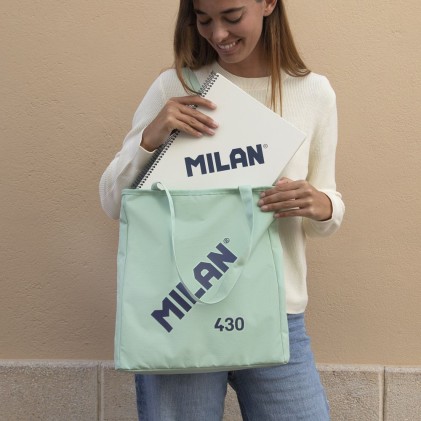 Milan 62102SNCGR borsa della spesa Verde Borsa tote