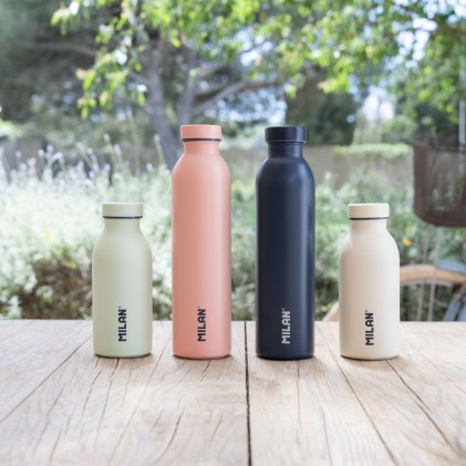 Milan 643020B borraccia Uso quotidiano 590 ml Acciaio inox Blu marino