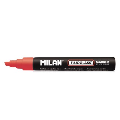 Milan 591293012 evidenziatore 12 pz Punta smussata Rosso