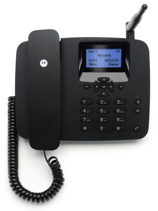 Motorola FW200L Telefono DECT Identificatore di chiamata Nero
