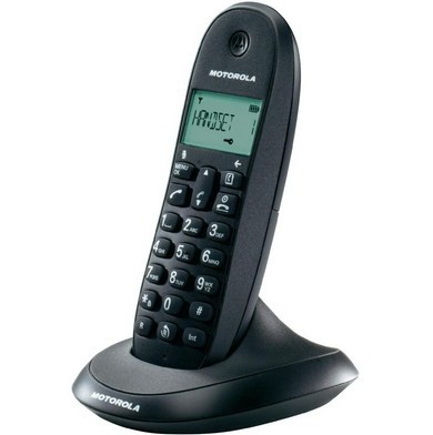 Telefono Mot C1001Lb Blk Cordless Black C1001Lb Blk