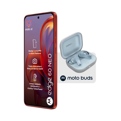 Motorola Smartphone 60 Neo 8+256Gb 6.36 5G Pant.Poinciana + Moto Buds