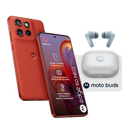 Motorola Smartphone 60 Neo 8+256Gb 6.36 5G Pant.Poinciana + Moto Buds