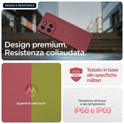 Motorola moto g86 5G 16,9 cm (6.67") Doppia SIM Android 15 USB tipo-C 8 GB 256 GB 5200 mAh Rosa