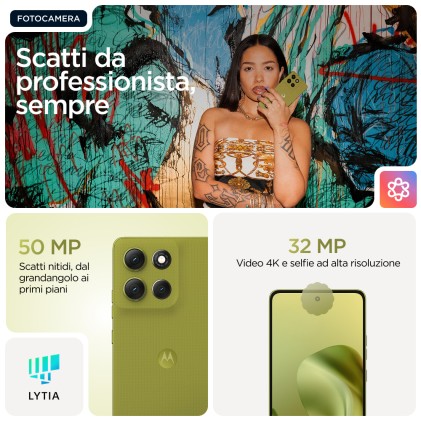 Motorola Smartphone G86 5G Ds 8+256 Golden Cypress Vod