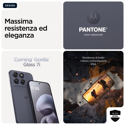 Motorola moto g67 17,3 cm (6.8") Dual SIM ibrida Android 16.0 5G USB tipo-C 4 GB 256 GB 5200 mAh Grigio