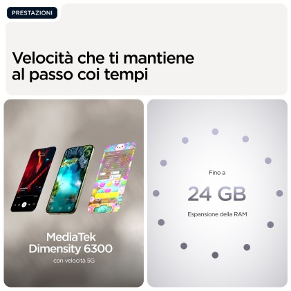 Motorola moto g67 17,3 cm (6.8") Dual SIM ibrida Android 16.0 5G USB tipo-C 4 GB 256 GB 5200 mAh Grigio