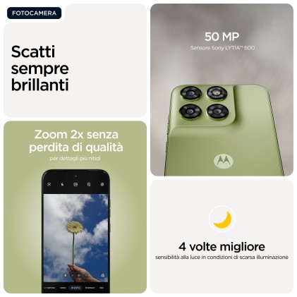 Motorola moto g67 17,3 cm (6.8") Dual SIM ibrida Android 16.0 5G USB tipo-C 4 GB 256 GB 5200 mAh Verde