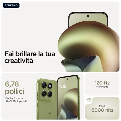 Motorola moto g67 17,3 cm (6.8") Dual SIM ibrida Android 16.0 5G USB tipo-C 4 GB 256 GB 5200 mAh Verde