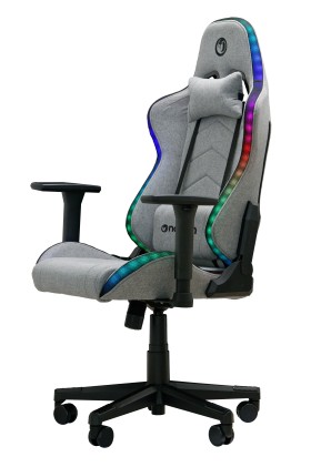 Nacon Sedia Gaming Tessuto, Reclinabile 180 Rgb