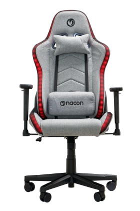 Nacon Sedia Gaming Tessuto, Reclinabile 180 Rgb