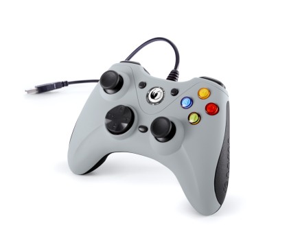 Nacon Controller Wired Per Pc Con Pulsante Home Compatibile Con Tutti I Giochi Per Pc E Con Windows Xp/Vista/7/8/10 - Grey