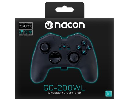 Nacon Controller Wireless Per Pc Black Compatibile Con Windows Vista/7/8/10