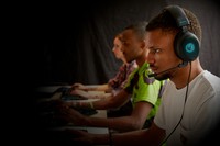 Nacon Cuffie Headset Gaming Con Microfono Removibile, Usb 2,5Mt, Logo Luminoso, Pc-Ps4