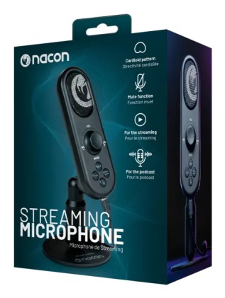 Nacon Microfono Streaming Compatto Modello Cardioide Pc
