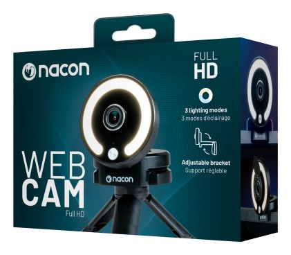 Nacon Webcam Full-Hd Per Streaming 1920X1080 Pc