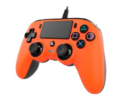 Nacon Compact Controller Con Cavo Per Playstation 4 Arancio (Pc Compatibile)