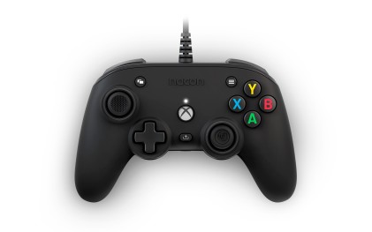Nacon Compact Controller Pro Per Xbox Serie X/S, Xbox One / Pc, Cavo 3Mt, Nero