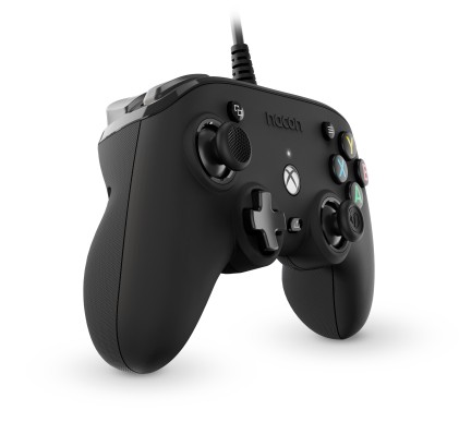 Nacon Compact Controller Pro Per Xbox Serie X/S, Xbox One / Pc, Cavo 3Mt, Nero