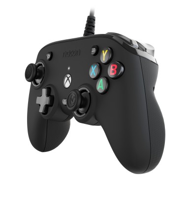 Nacon Compact Controller Pro Per Xbox Serie X/S, Xbox One / Pc, Cavo 3Mt, Nero