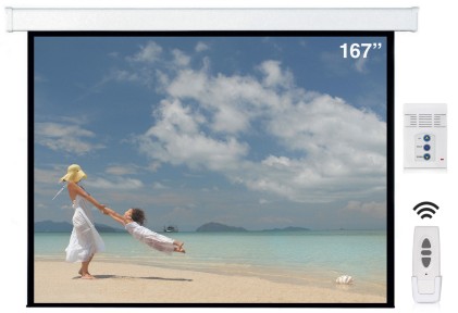 Telo Provis 300X300 Motorizzato Motorizzato Retro Nero Napofix