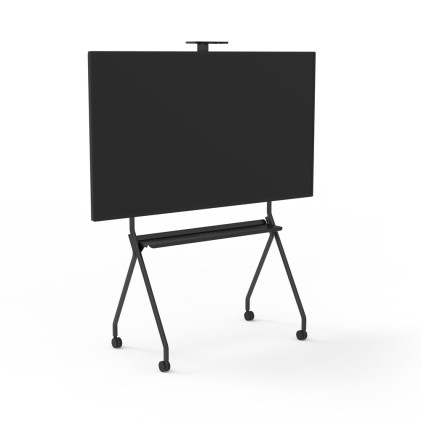 Staffa  Pavimento Per Tv Fino A 86 Npf10297 100Kg Con Ruote 1000X600