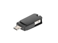 NATEC NCZ-0807 Natec OTG Card Reader WASP 2in1 Micro SD USB 2.0 Black
