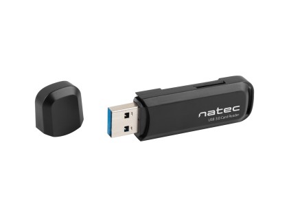 NATEC Scarab 2 lettore di schede USB 3.2 Gen 1 (3.1 Gen 1) Type-A Nero