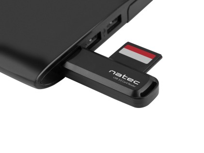 NATEC Scarab 2 lettore di schede USB 3.2 Gen 1 (3.1 Gen 1) Type-A Nero