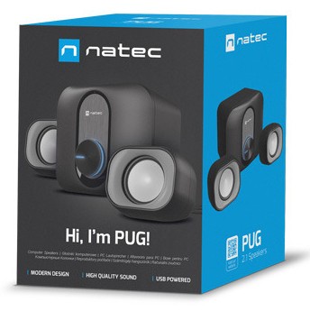 NATEC NGL-2111 set audio da casa Mini impianto audio domestico 3 W Nero