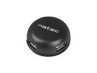 NATEC NHU-1330 Natec Hub USB 2.0 BUMBLEBEE 4-ports, Black