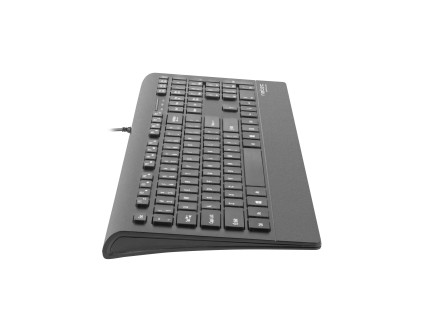NATEC Barracuda tastiera Universale USB QWERTY Spagnolo Nero
