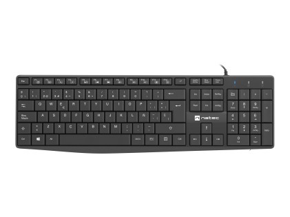 NATEC NKL-1948 tastiera Universale USB QWERTY Spagnolo Nero