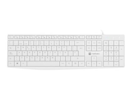 NATEC NKL-1949 tastiera Universale USB QWERTY Spagnolo Bianco