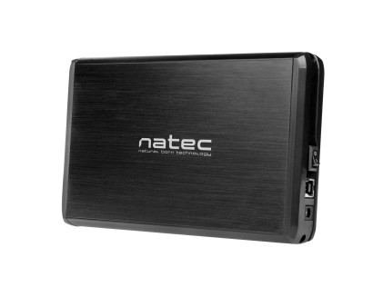 NATEC NKZ-0448 contenitore di unit&agrave; di archiviazione Custodia per Disco Rigido (HDD) Nero 3.5"
