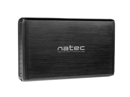 NATEC NKZ-0448 contenitore di unit&agrave; di archiviazione Custodia per Disco Rigido (HDD) Nero 3.5"