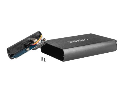 NATEC NKZ-0448 contenitore di unit&agrave; di archiviazione Custodia per Disco Rigido (HDD) Nero 3.5"