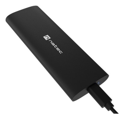 NATEC NKZ-2286 contenitore di unit&agrave; di archiviazione Box esterno SSD Nero M.2