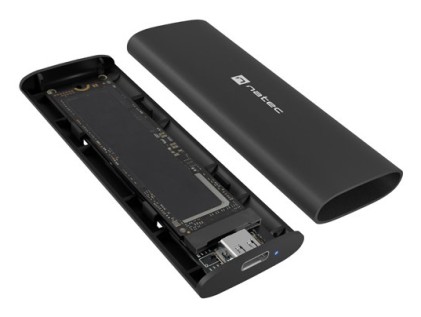 NATEC NKZ-2286 contenitore di unit&agrave; di archiviazione Box esterno SSD Nero M.2