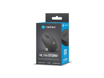 NATEC NMY-2000 mouse Ufficio RF Wireless Ottico
