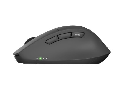Mouse ottico wireless Natec Kite - Bluetooth e 2,4 GHz - Adattatore USB - 9 pulsanti - Nero
