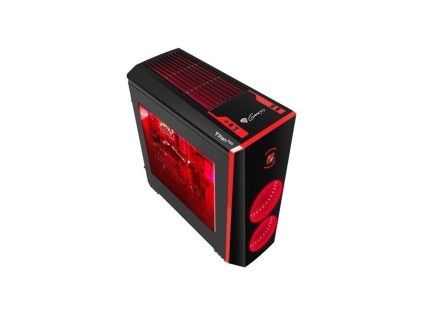 NATEC NPC-1124 Genesis PC case TITAN 700 RED MIDI TOWER USB 3.0